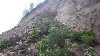 पर्वतको लाङ्दीमा पहिरोले घर पुरिँदा वृद्ध दम्पती बेपत्ता