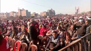 एमाले ११औँ महाधिवेशन: सल्लाघारी क्षेत्रमा कार्यकर्ताको भीड