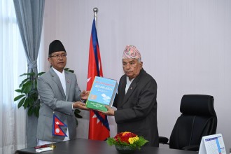 राष्ट्रपतिसमक्ष अख्तियारको वार्षिक प्रतिवेदन पेस