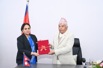 राष्ट्रपतिसमक्ष महान्यायाधिवक्ताको कार्यालयको वार्षिक प्रतिवेदन पेस