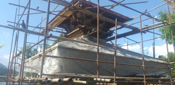 फेवातालस्थित तालाराही मन्दिर पुनर्निर्माण अन्तिम चरणमा