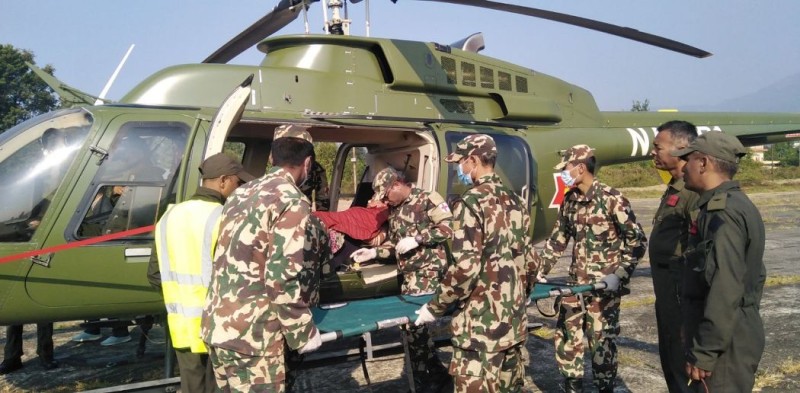 सेनाद्वारा उद्धार जारी