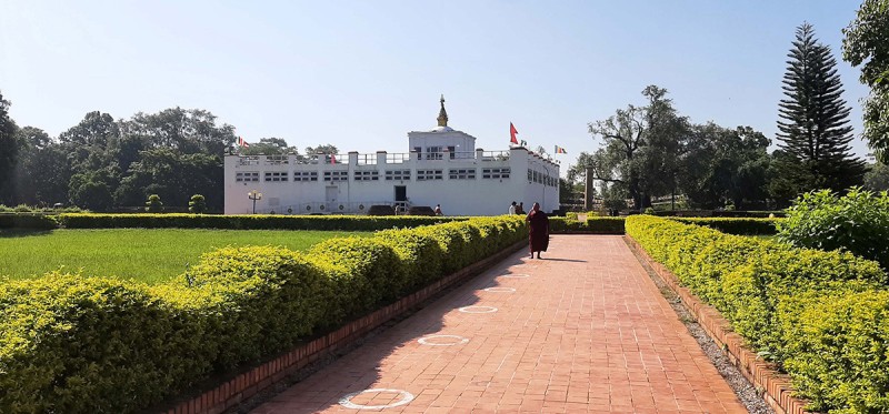 विश्व शान्ति कार्यक्रममा सहभागी हुन २५ अर्बपति लुम्बिनीमा भेला हुँदै