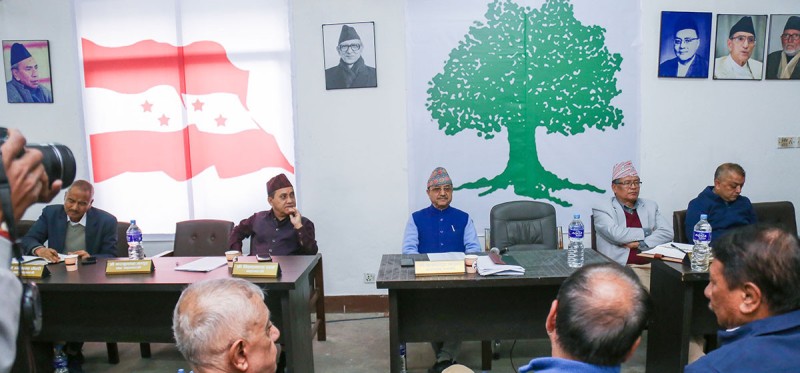 कांग्रेस केन्द्रीय समिति बैठक आज बस्दै, महाधिवेशन कार्यतालिका मुख्य एजेन्डा