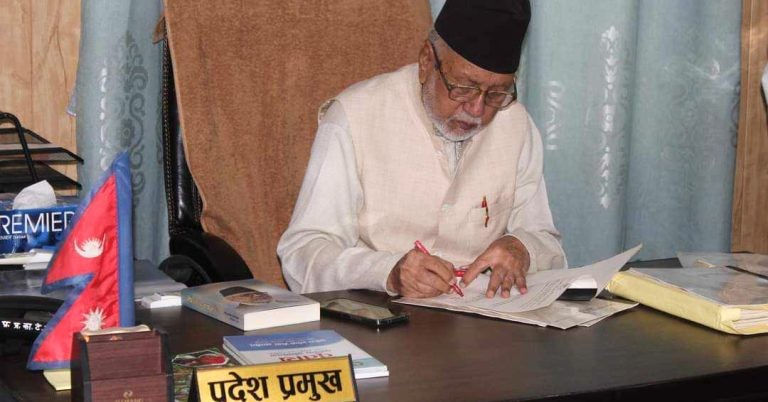 प्रदेश प्रमुख मियाँद्वारा बडादसैँको शुभकामना व्यक्त