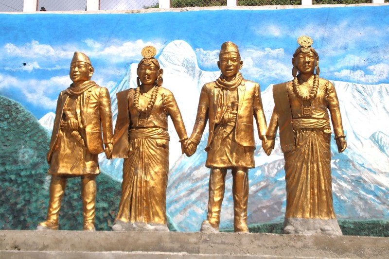 ताप्लेजुङको तोक्मे डाँडामा ‘धान नाच स्तम्भ’ निर्माण