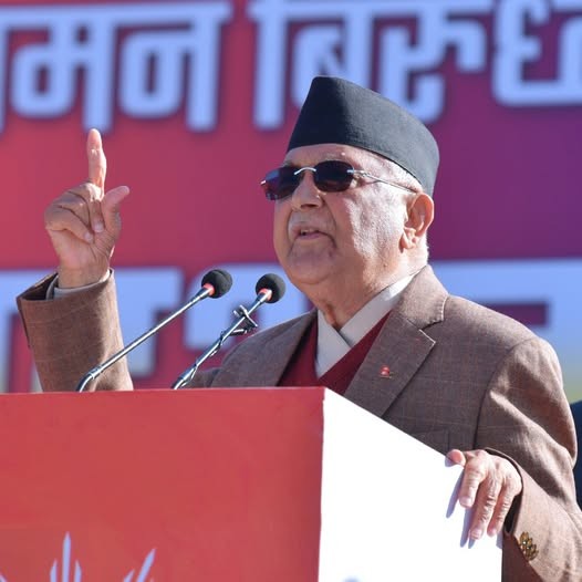 एमालेलाई नजिस्क्याउनुस्, राम्रो हुँदैन’: केपी ओली