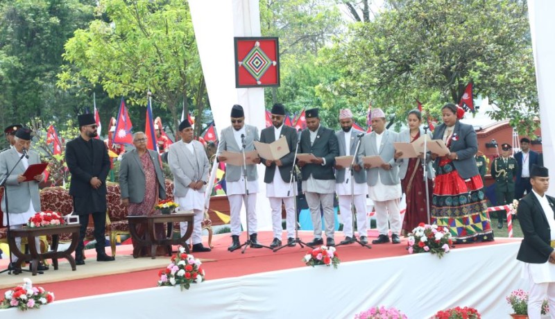 यस्तो छ १५ सदस्यीय मन्त्रिपरिषद्