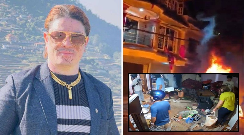 पोखराको मेयर आवासमा आगजनी प्रकरण : रास्वपाका नेता सहित ४ जना पुर्पक्षका लागि थुनामा