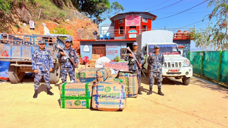 बैतडीमा २१ लाखभन्दा बढी भन्सार छलीका सामान बरामद