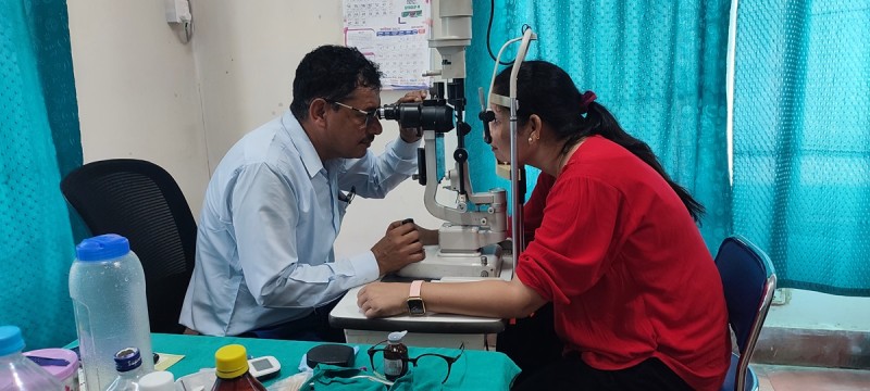 महेन्द्रनगर आँखा अस्पतालमा भारतीयको आकर्षण