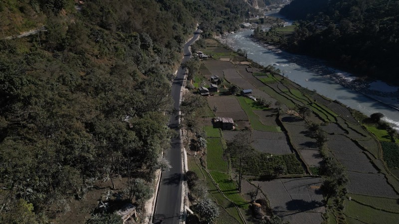 मालढुङ्गा–बेनी सडक स्तरोन्नति सम्पन्न