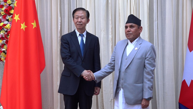 नेपाल र चिनबीचको सम्बन्ध परापूर्व कालदेखीको सुमधुर छ ः अध्यक्ष दाहाल