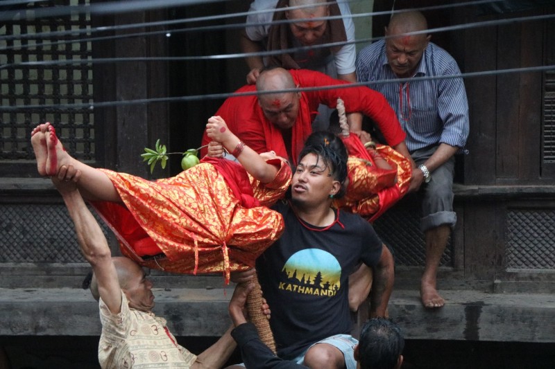 ऐतिहासिक ‘मचाती’ त्रिशुल जात्रा सम्पन्न 