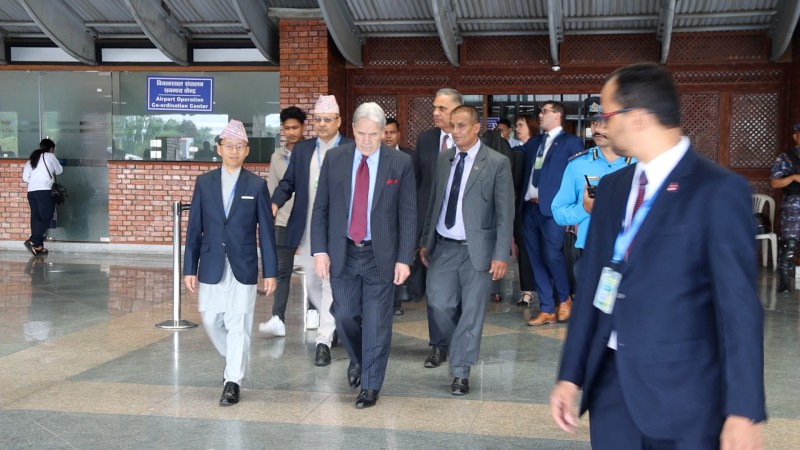 काठमाडौं आइपुगे न्युजिल्यान्डका उपप्रधानमन्त्री