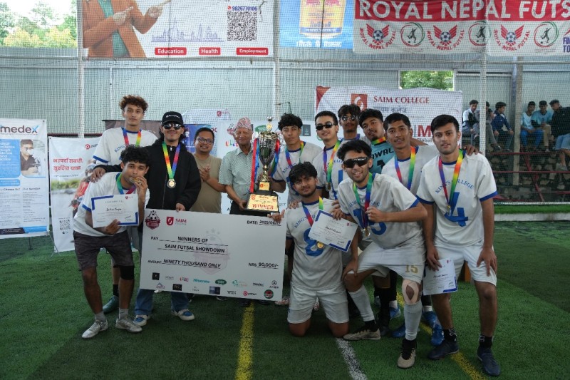 हाइसेन्स नेपाल सायम फुट्सलको उपाधी किङस कलेजलाई