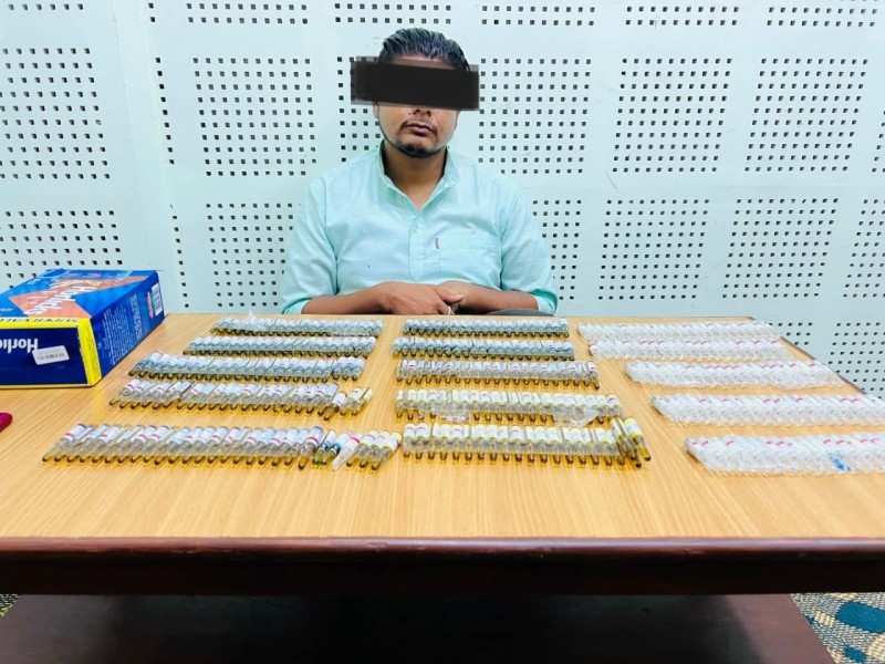लागूऔषधसहित एक युवक पक्राउ  