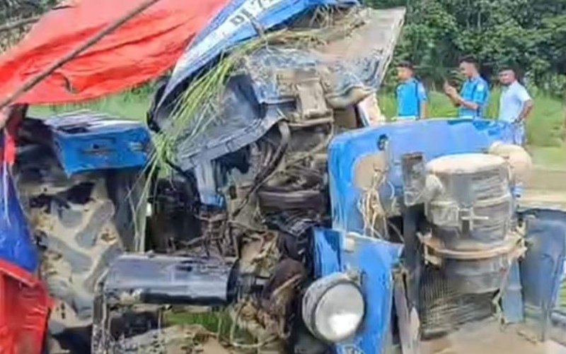 ट्याक्टर दुर्घटना हुँदा दुईको मृत्यु, एक घाइते     दिपेश पौडेल : रौतहट