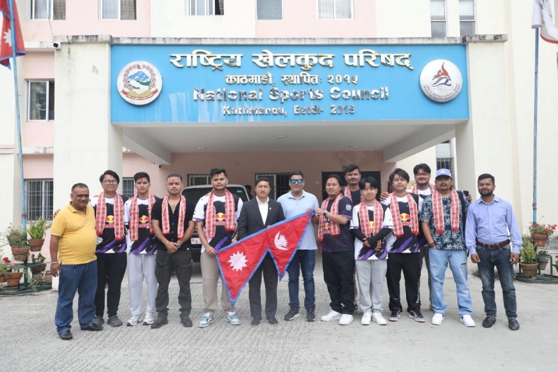 पब्जी मोबाईल ई स्पोर्ट्स वर्ल्डकप खेल्न जाने नेपाली टोलीलाई बिदाइ