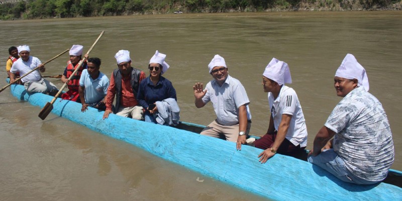 डुङ्गा दौडमा सुनसरी पहिलो
