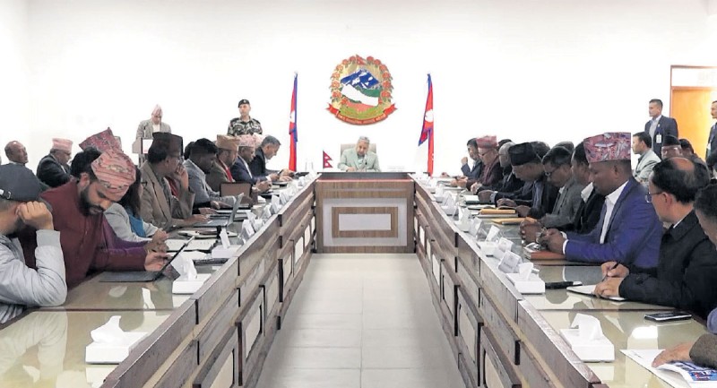 सर्वपक्षीय बैठक : फागुन २१ मै निर्वाचन हुनेमा दलहरूको शंका