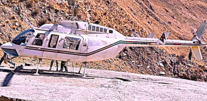 माथिल्लो डोल्पामा निर्वाचन कर्मचारी बिरामी, नेपाली सेनाको हेलिकप्टरबाट उद्धार