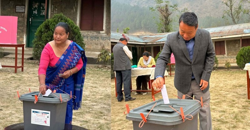 रोल्पामा वर्षमान पुनद्वारा मतदान, ओनसरी घर्तीमगर पनि सहभागी