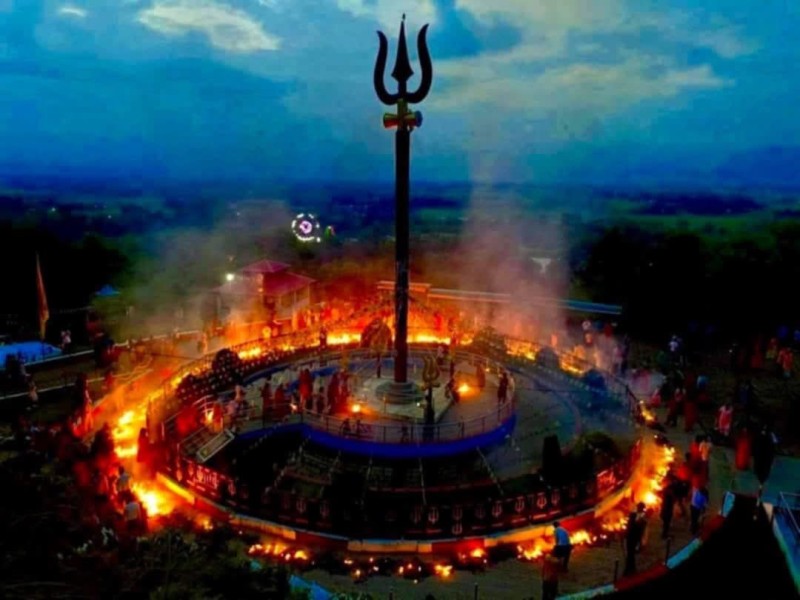 दाङको पाण्डवेश्वरमहादेव धाममा आज एक करोड दीप प्रज्वलन हुँदै