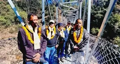 राउते खोलामा पक्की पुल निर्माणले नागरिकलाई सहज