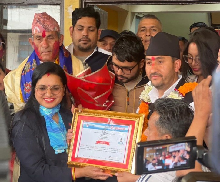 ललितपुर–२ मा रास्वपाका खरेल विजयी