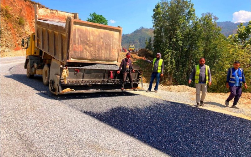 कालीगण्डकी करिडोर गैँडाकोट–राम्दी–मालढुङ्गा खण्डमा ८० प्रतिशत भौतिक प्रगति