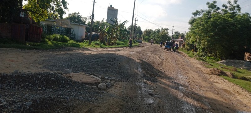बारपाक–लाप्राक सडकखण्डमा बुधबारसम्म सवारी आवागमन बन्द