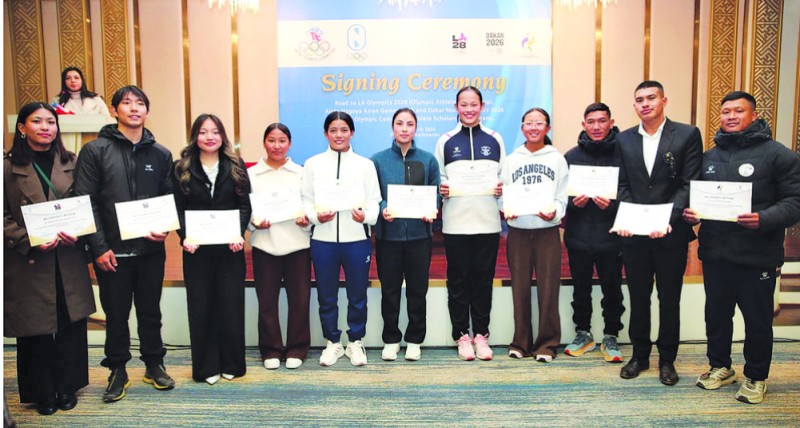 आठ खेलाडीलाई लाखौँको ओलम्पिक छात्रवृत्ति